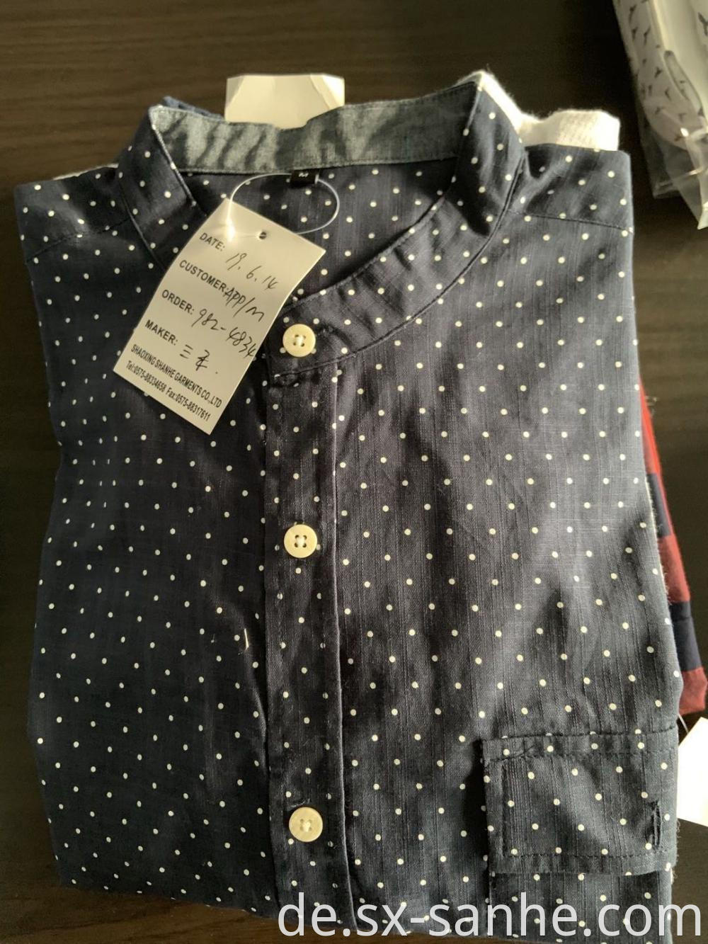 100% Premium Cotton Shirt Custom Print Men Shirt